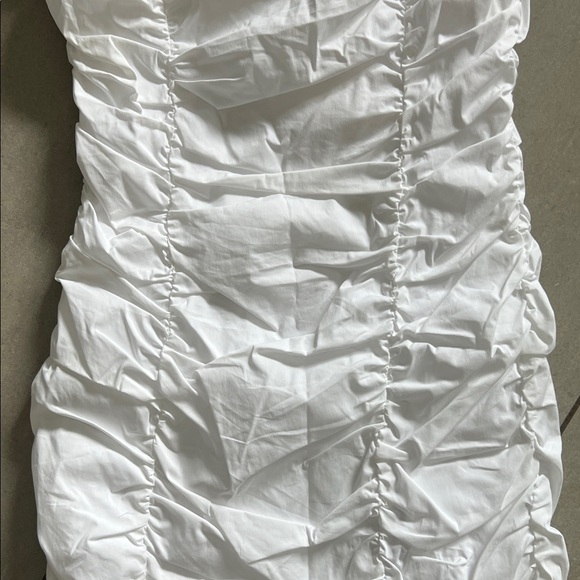 Superdown White Ruched Mini Dress - Picture 2 of 3